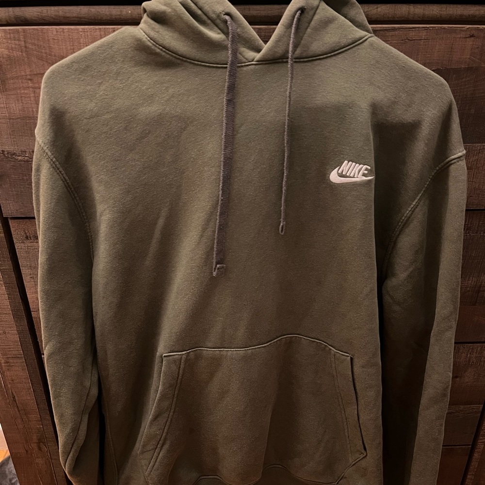 Men’s Medium Nike Hoodie Olive Green/Army Green